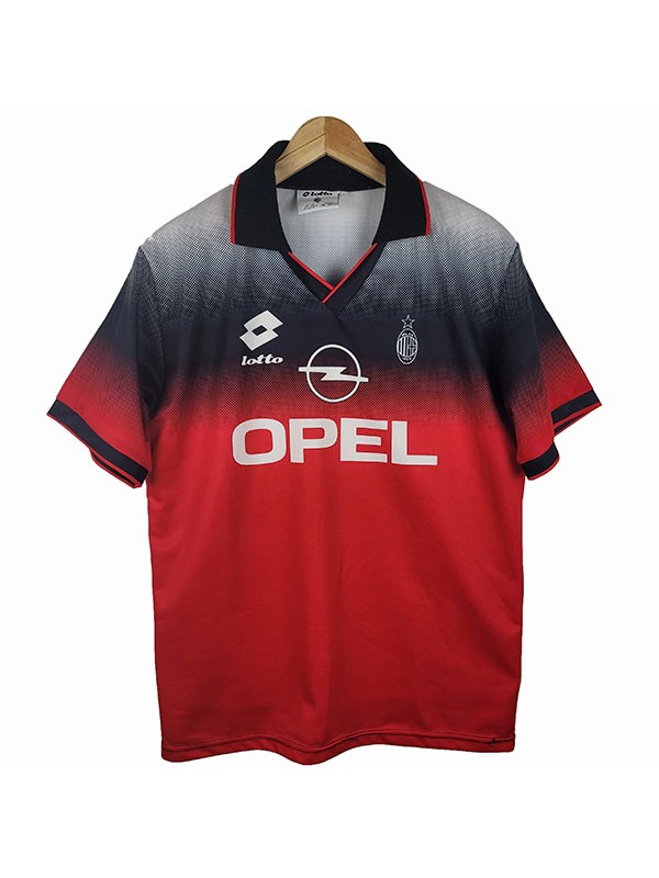 AC milan retro jersey vintage replica uniform men's soccer sportswear football shirt 1996-1997